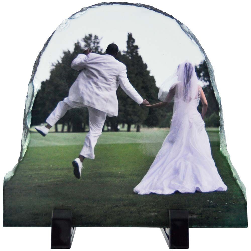 Bell Shaped Photo Slate