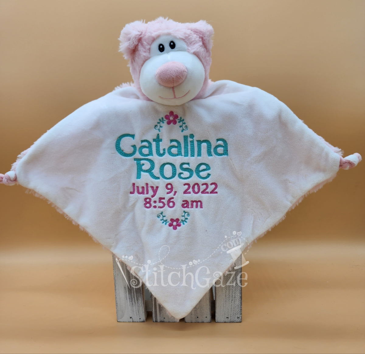 Bear Blankie (Pink)