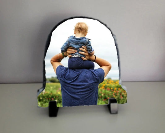 Bell Shaped Photo Slate